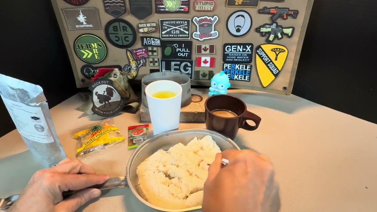 Thai 2024 MRE stir fried chicken with chili paste