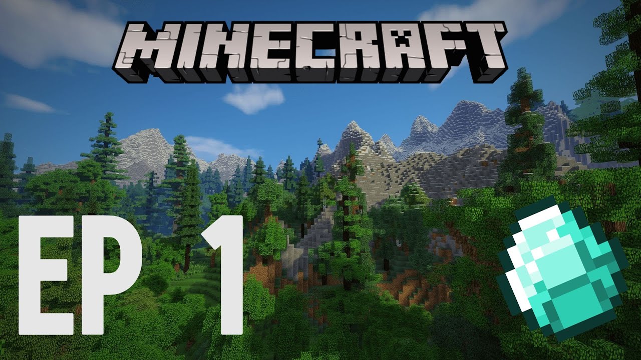 Let's Play Minecraft Ep 1 | A New Adventure Begins - YouTube