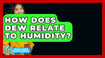 How Does Dew Relate To Humidity? - Weather Watchdog