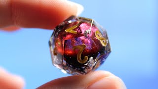 Inky Jewels  Resin Dice Commission