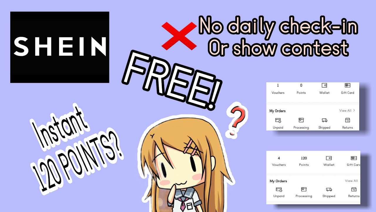 HOW TO EARN INSTANT 120 SHEIN POINTS?! Video tutorial Selenophile