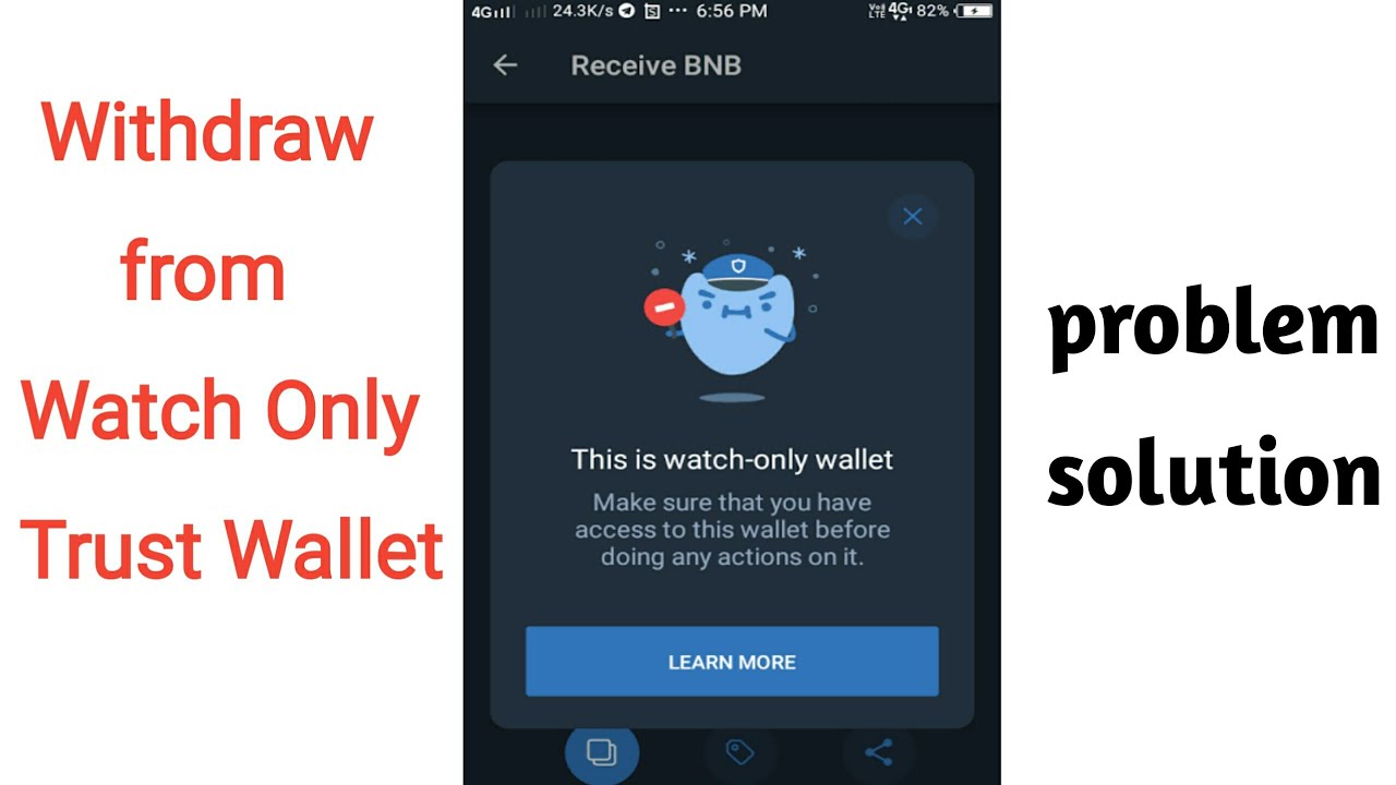 How to Withdraw from Watch Only Trust Wallet!How To Withdraw Funds From