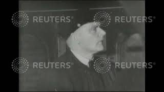 1934 FRANCE: 'Cock o' the North', Britain's most powerful locomotive, makes stationary test