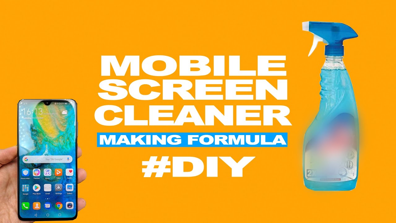 homemade multipurpose cleaner / mobile screen cleaner / led screen