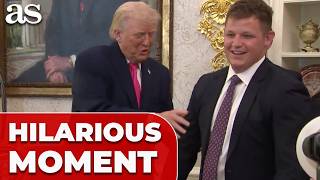The Moment Mullins Son Gets Caught Off Guard By Trump In The Oval Office Is A Must Watch