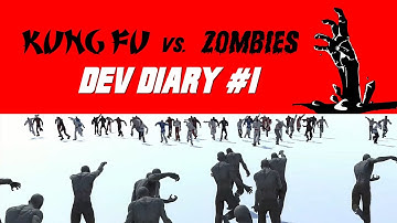 Kung Fu vs Zombies - Dev Diary #1 - Making a battle scene with 2 people