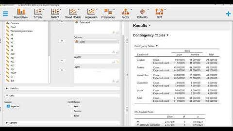 Módulo 4 V34 cruce de variables 2 JASP