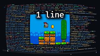Writing Brackeys Godot game in 1 line of code screenshot 4