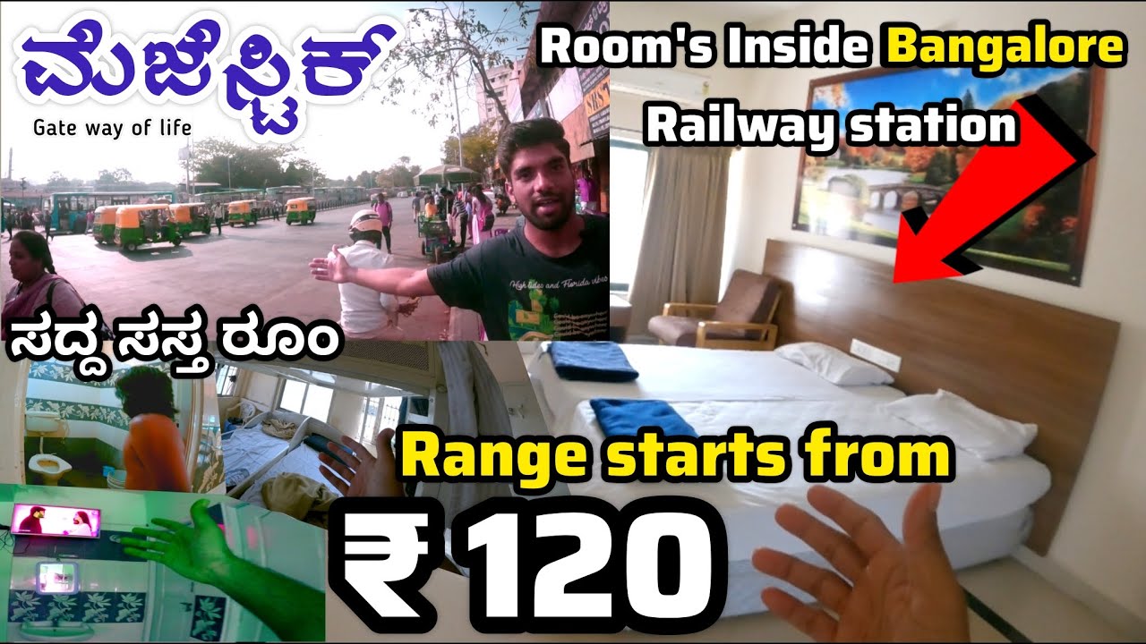 Low budget rooms near Railway station | Majestic | Bangalore