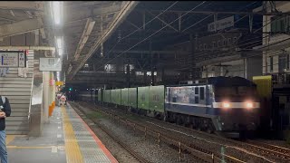 JR貨物EF210-145号機　(吹) 5087レ？　は大船駅通過シーン　2026 7.4 20:39