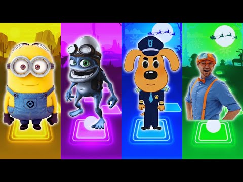 Minions - Crazy Frog - Sheriff Labrador - Blippi - Tiles Hop EDM Rush