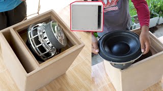 test 6th Order bandpass Enclosure 12" Subwoofer !!