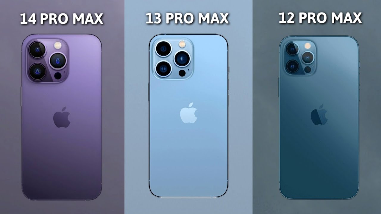 iPhone 14 Pro Max VS iPhone 13 Pro Max Vs iPhone 12 Pro Max | iPhone 14