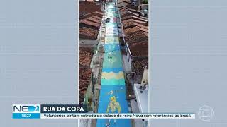 FEIRA NOVA ENCANTA PERNAMBUCO! Rua da Copa chama atenção na entrada da cidade