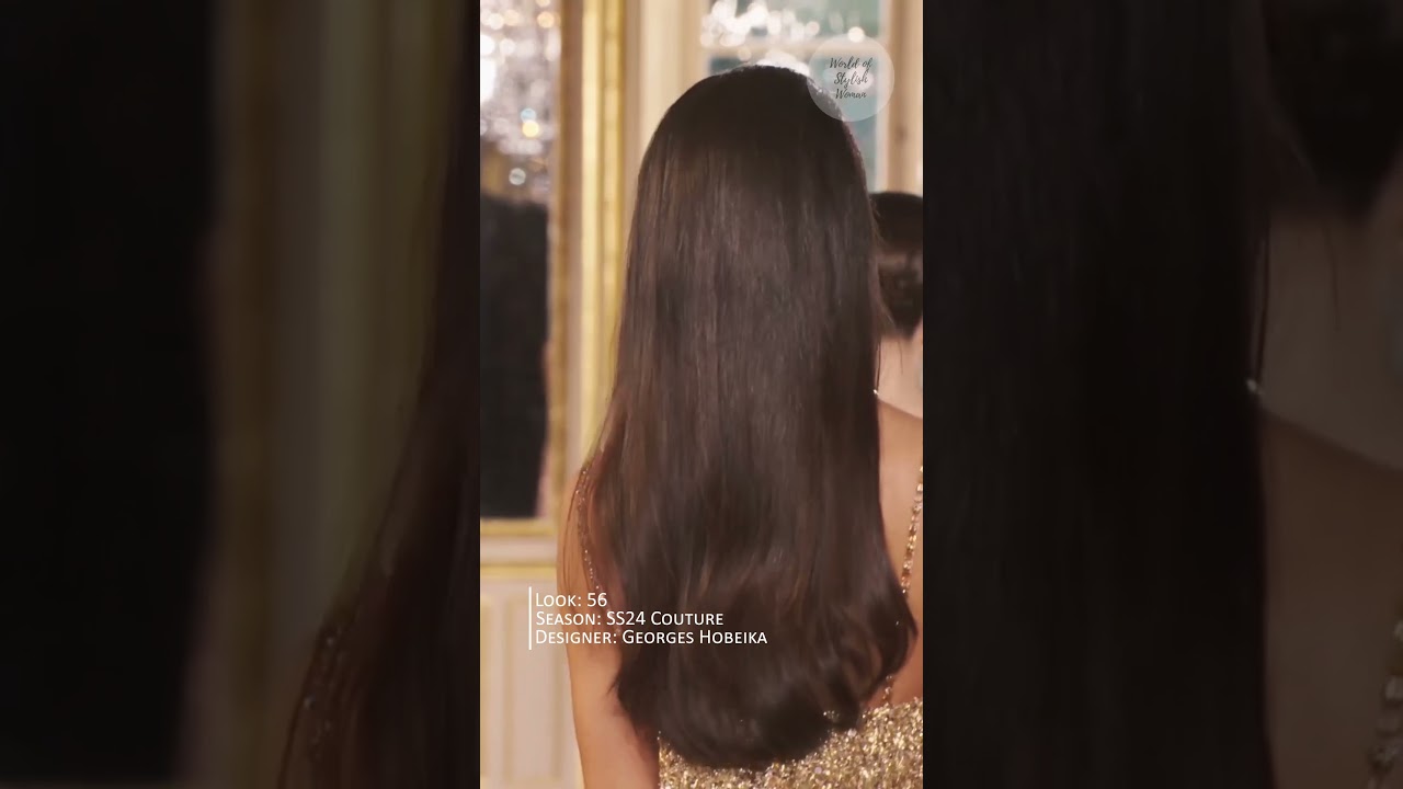 GEORGES HOBEIKA | Look 56 | SS24 Couture | Quick Looks 