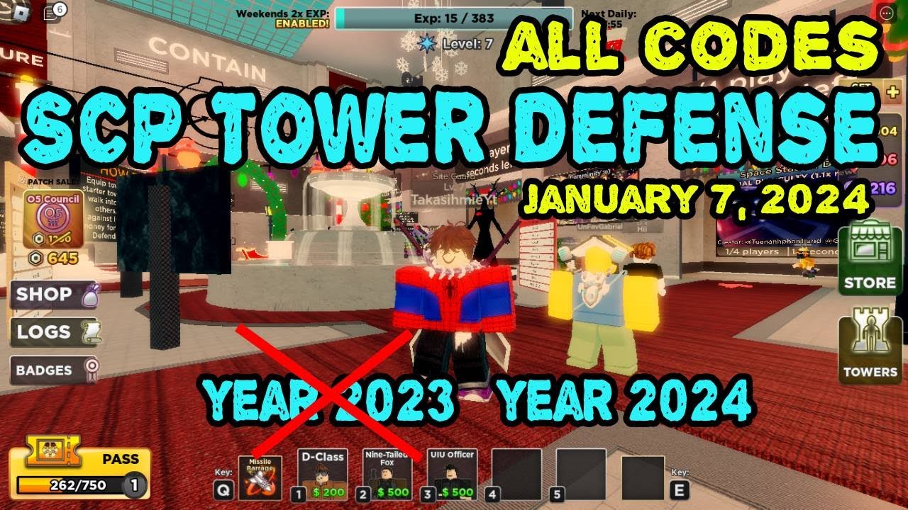 Scp Code Red All Codes SCP Tower Defense, January 7,2024 - YouTube
