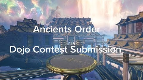 Warframe Dojo Contest Submission: Ancients Order