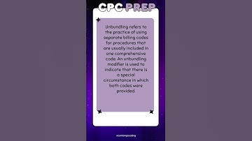 CPC-examenvoorbereidingsvragen - Modifiers #medischefactureringencodering #medischecodering