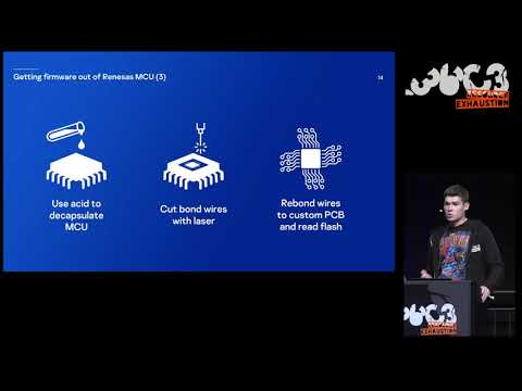 Oct0xor on Hacking PS4 & PS3 Blu ray Drives at #36c3