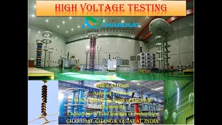 High Voltage Test on Insulators - Part 1