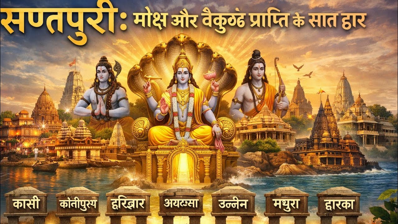 सप्तपुरी: मोक्ष और वैकुंठ प्राप्ति के सात द्वार | Sapta Puri in Hinduism