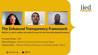 The Enhanced Transparency Framework: a conversation