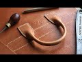 Making a Tubular Leather Handle // TUTORIAL