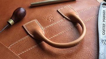 Making a Tubular Leather Handle // TUTORIAL