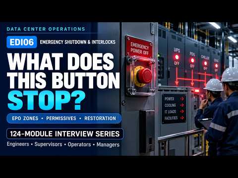 EDI06 | Emergency power shutdown and critical interlocks | Data Center | Part B
