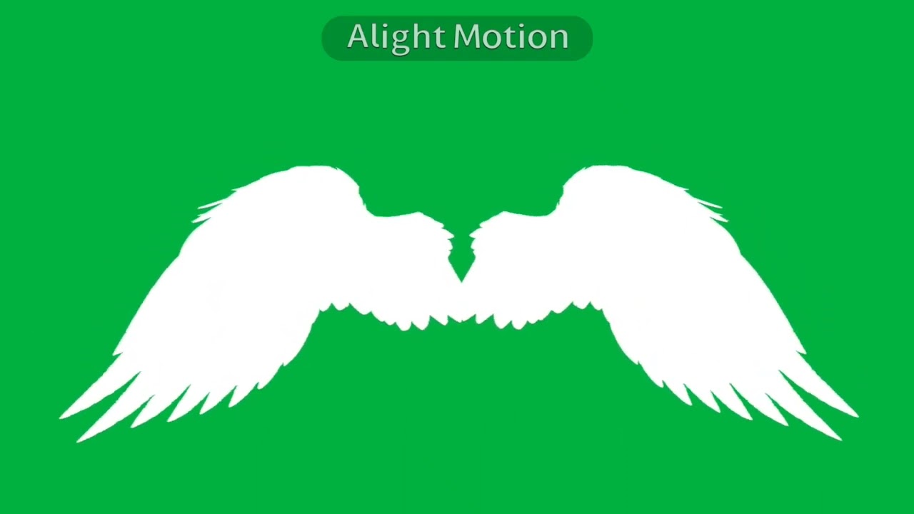 Angel Wings All White Greenscreen Background And Overlay || Part 1 ||