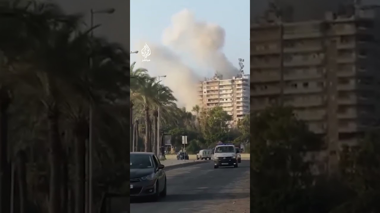 غارة إسرائيلية تستهدف عمارة سكنية في صور جنوبي لبنان