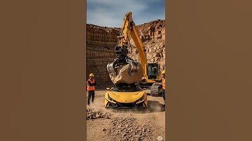 Apollo ferrari car crash test jcb destroying video #carsafety #test #ai #Apollo #shortvideo #safety