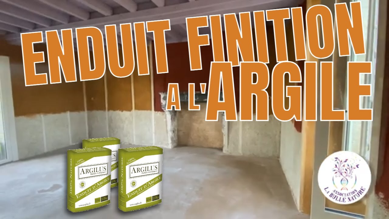 Application enduit de finition argile
