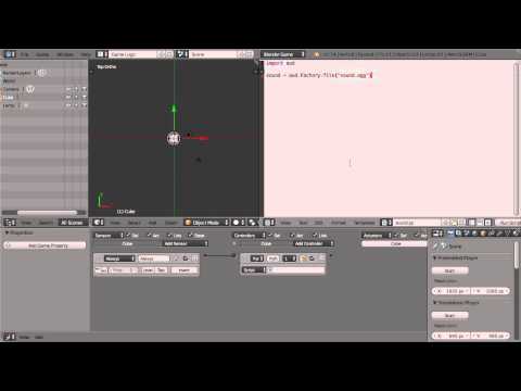 How To Change Sound Pitch in Blender BGE Scripting