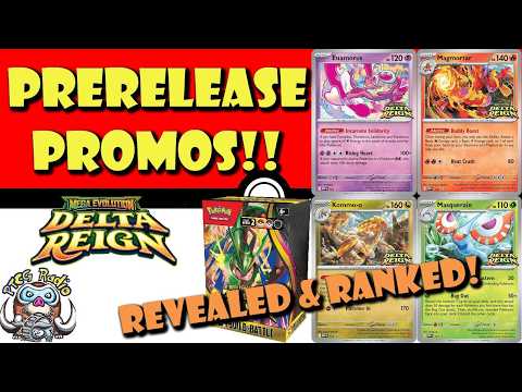 Delta Reign PreRelease Promos Revealed & Ranked! Big Update! Hype New Set! (Pokemon TCG News)