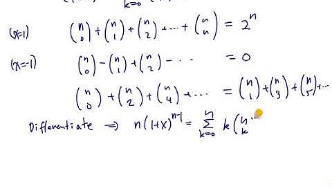 [Discrete Mathematics] Section 6.7. Binomial Coefficients and Combinatorial Identities