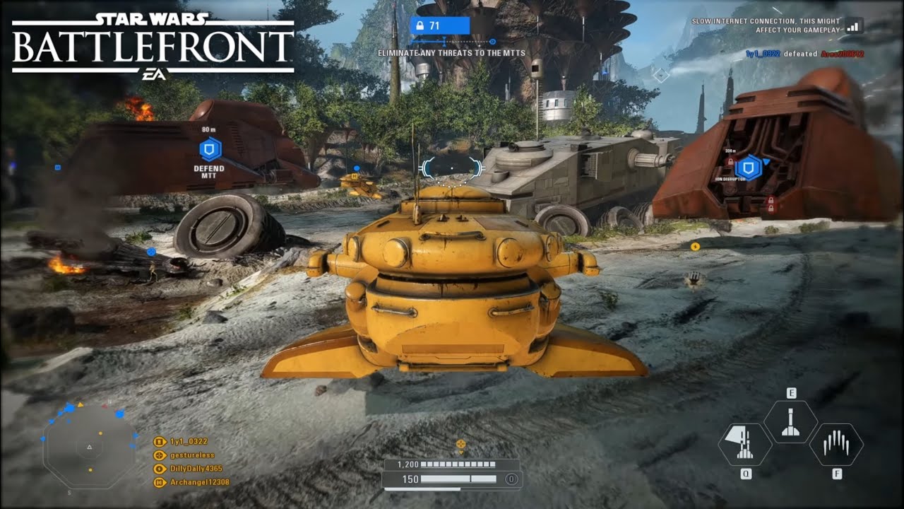 Star Wars Battlefront 2: Galactic Assault Gameplay | Kashyyyk - YouTube