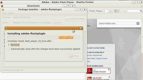 installing flash on ubuntu