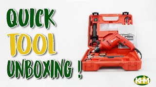 Quick Unboxing Ken 6913S Hammer Drill with 100pcs Accessories Kit Set