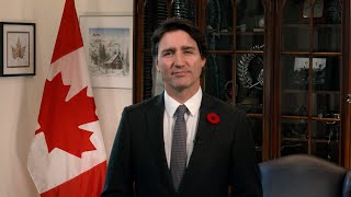 Prime Minister Trudeaus message on Remembrance Day