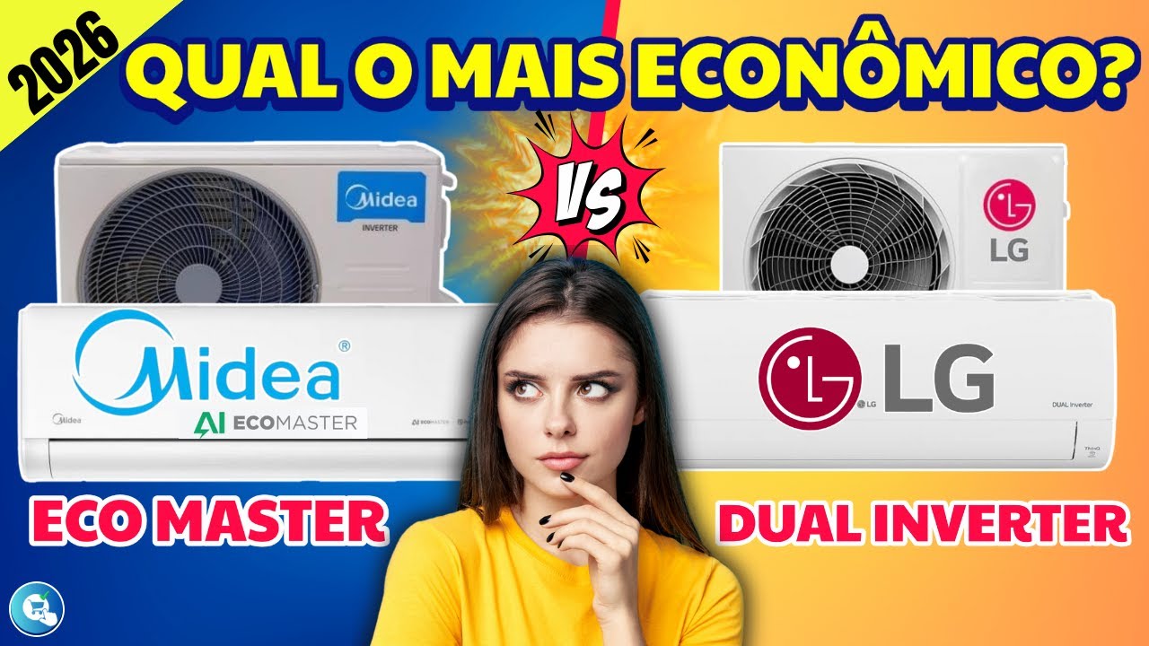 AR CONDICIONADO MIDEA EcoMaster AI vs LG Dual Inverter: Qual é mais econômico na prática?