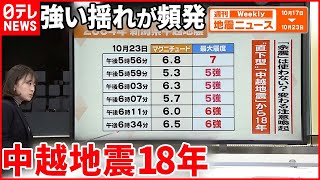 【解説】強い揺れで大きな被害が…中越地震から18年  地震活動に関する気象庁の注意喚起とは『週刊地震ニュース』