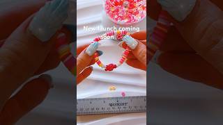 Making a clay bead bracelet with a bead spinner