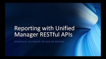 Reporting with NetApp Active IQ (formerly OnCommand) Unified Manager RESTful APIs