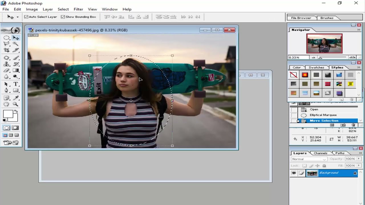 girl ke angrizi achi the is leye ke editing adobe photo shop