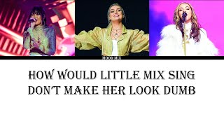 How Would Little Mix Sing Don’t Make Her Look Dumb