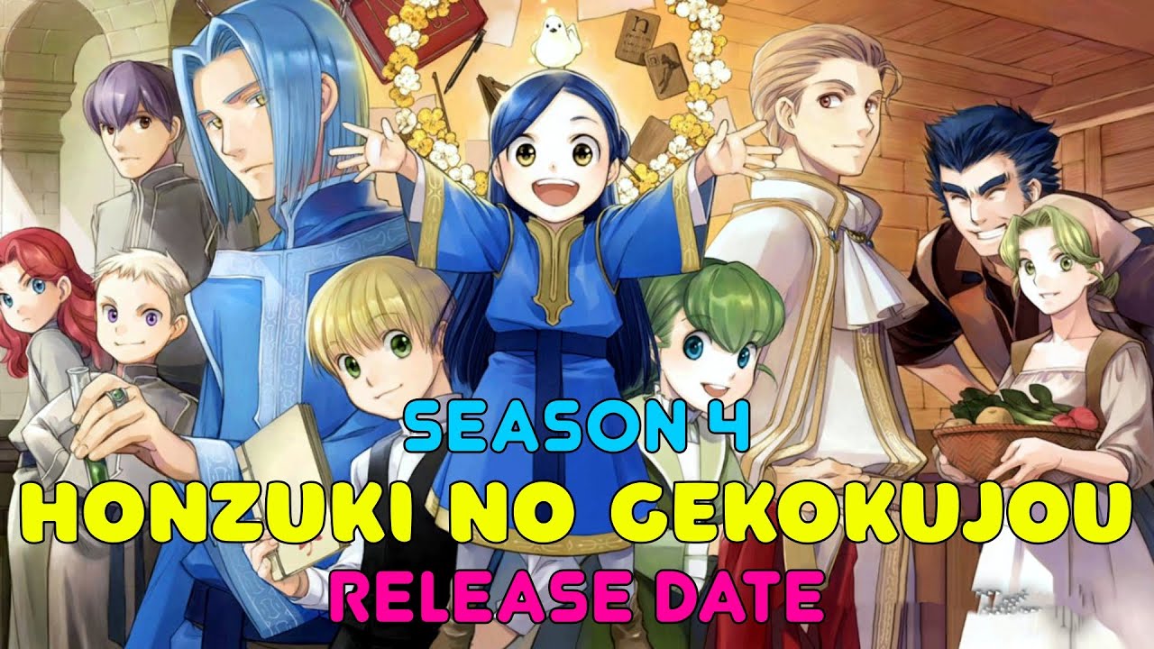 Honzuki no Gekokujou tem anuncio de 4º temporada pelo estúdio de