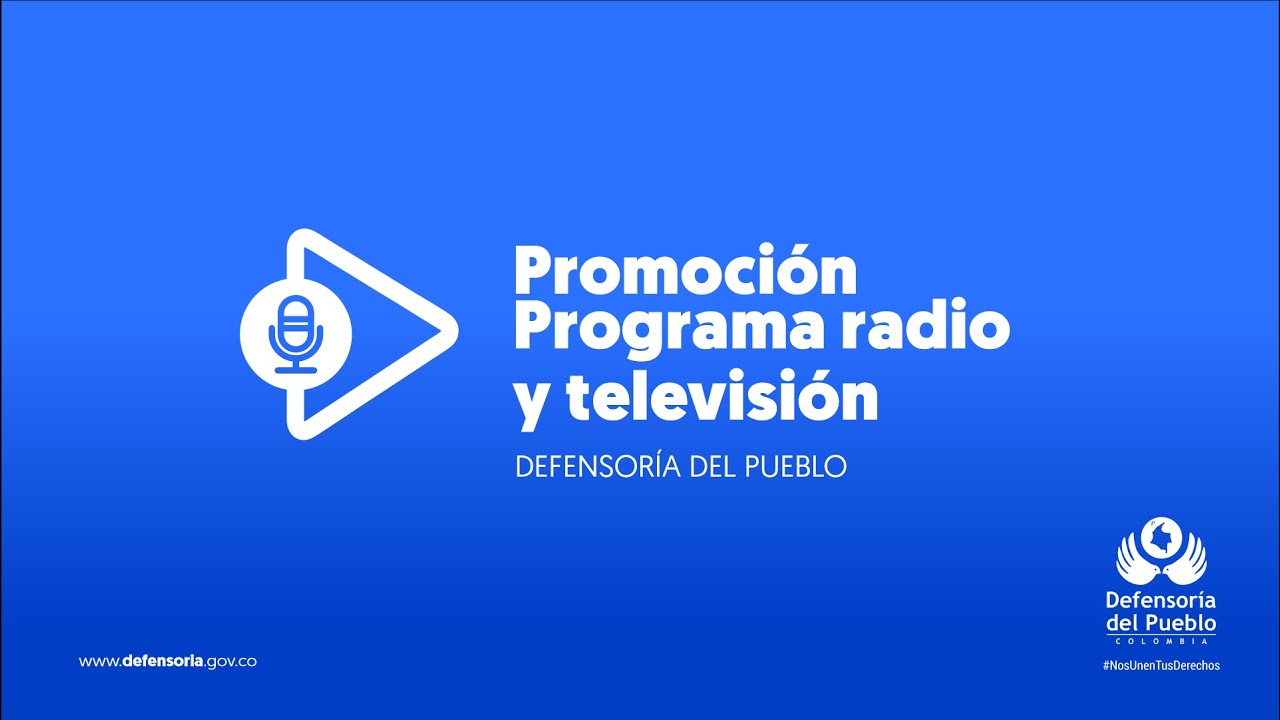 Promoción Programa de Tv y Radio YouTube