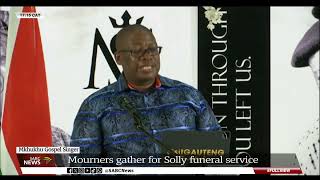 Sollly Moholo  Family Friends And  Industry Colleagues Bid Farewell To Gospel Singer