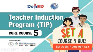 Coursebook 5 SET A Quiz with answer | TIP Course 5 | Teacher Induction Program Wealth